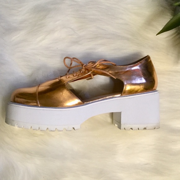 ASOS Shoes - Nude ASOS Platform Sneakers